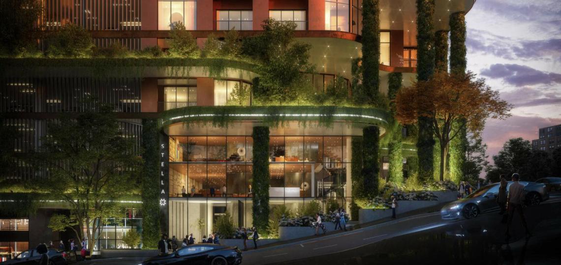 Images: Stella at Star Metals tower begins vertical construction